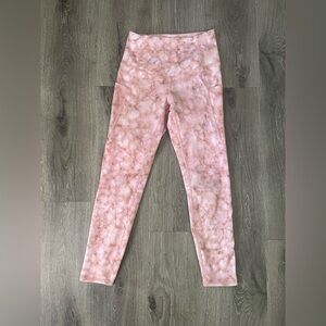 Evolution and Creation Blush Tie-Dye Womens cropped Leggings